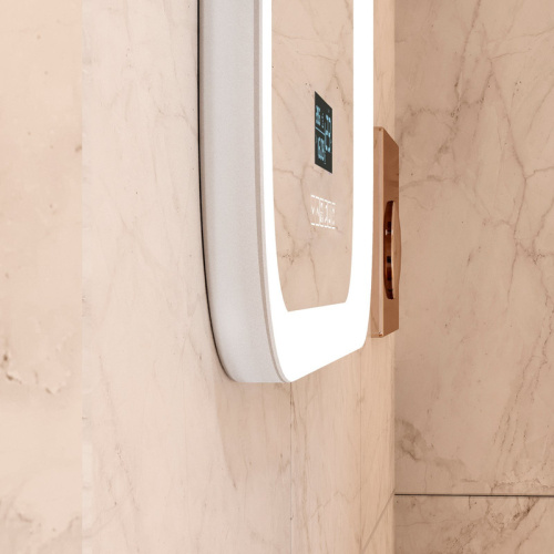 Зеркало в ванную Континент Glamour ЗЛП451 70х90 цвет белый - фото 5