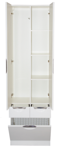 Шкаф-пенал Misty Орхидея П-Жас05060-011К2Я 60х34х200 напольный - фото 4