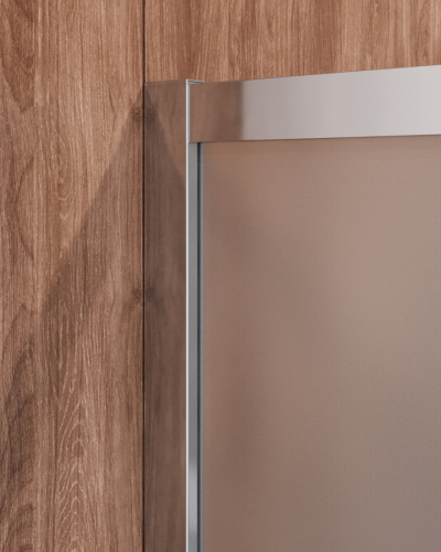 Душевой уголок Cezares MOLVENO MOLVENO-R-2-80-P-Cr 80х80 стекло рифленое профиль хром глянцевый без поддона - фото 5