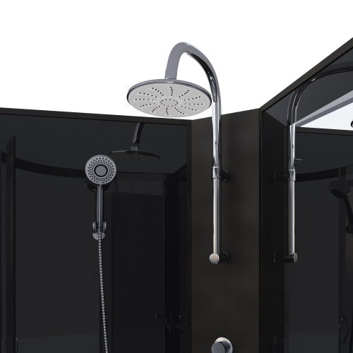 Душевая кабина Niagara Classic 65081434BKTG 90х90 четверть круга без крыши ориентация универсальная - фото 4