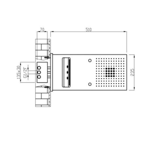 Душевая система Carimali Yes 26872-CR встраиваемая хром - фото 2