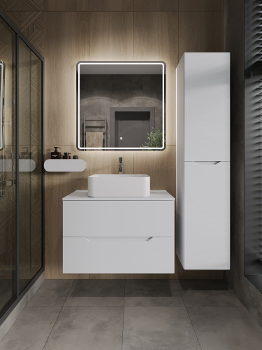 Тумба с раковиной Orange Line Li-80TuwMDF+B02-460W 81х46х68 - фото 5