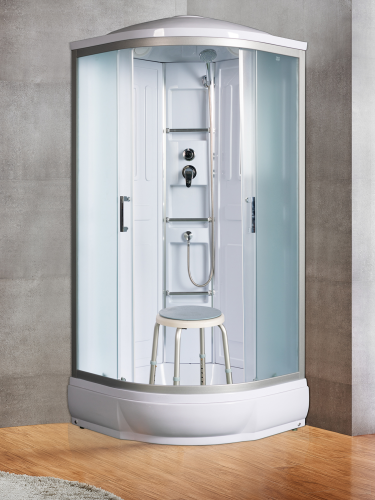 Душевая кабина River LENA 90/24 MT (10000000027) 90х90 четверть круга с крышей ориентация универсальная - фото 4