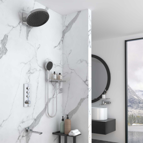 Душевая система Vincea VSFW-433TI3RCH встраиваемая в стену с термостатом
