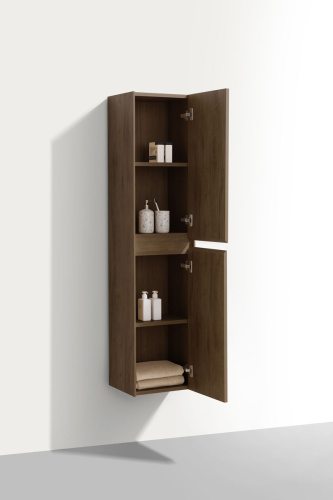 Шкаф-пенал Vincea Chiara/Luka VSC-2CL150TO 35х30х150 подвесной цвет коричневый - фото 2