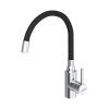 Смеситель для кухни Dorff Logic D3007622 на мойку черный/хром