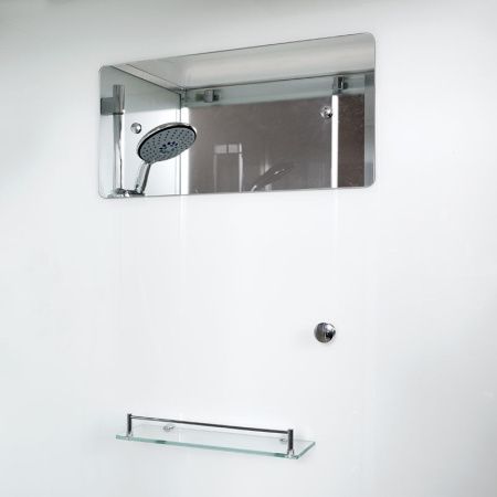 Душевая кабина AvaCan K401 100х100 квадратная без крыши ориентация универсальная