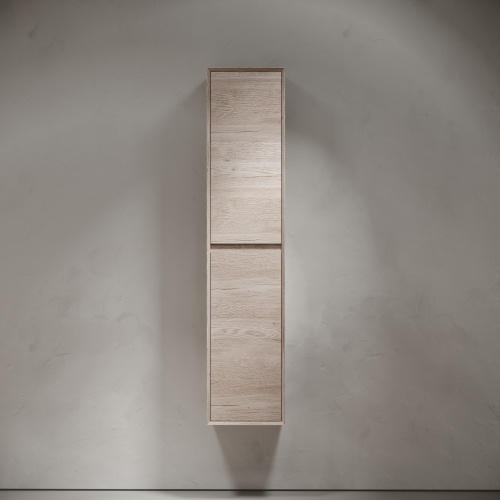 Шкаф-пенал Sancos Marmi 1.0/Marmi 2.0 PMR35EG 35х30х160 подвесной цвет дуб галифакс натуральный - фото 2