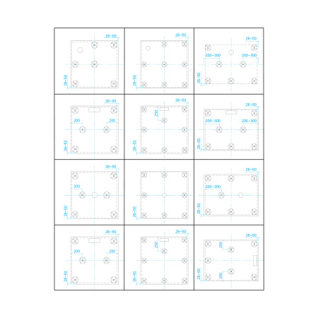 Ножки для поддона RGW 03230111-31
