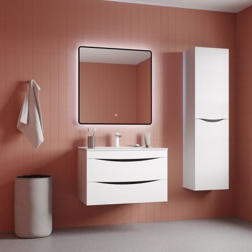 Зеркало с подсветкой IDDIS Cloud CLX8000i98 80х80 цвет черный - фото 2