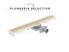 Душевой лоток Plumberia Selection PSM MODULAR PSM90OR 90х5 золото