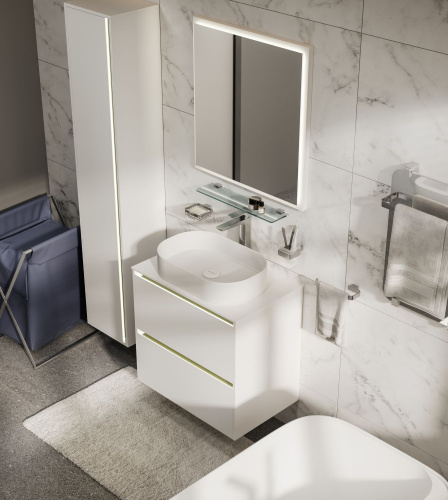 Зеркало в ванную Allen Brau Activity 1.340029.CGM 100х75 цвет зеленый - фото 4