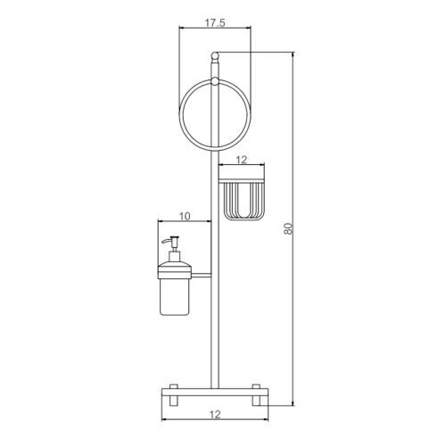 Стойка Savol S-00A06 - фото 3