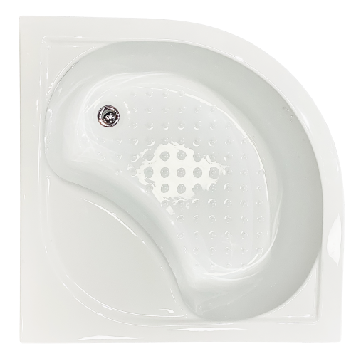 Душевой поддон Royal Bath BK RB90BK 90х90 акрил белый с ножками - фото 2