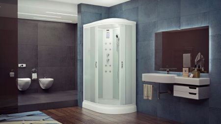 Душевая кабина Timo Eco TE-0702L 120х80 асимметричная с крышей ориентация левая