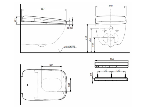 Крышка-биде TOTO TCF95180GEU - фото 3