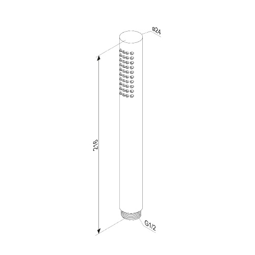 Душевая лейка Damixa Scandinavian Pure 936020300 круглая - фото 4