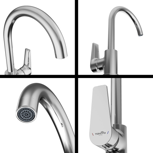 Смеситель для кухни Tokito TOYAMA TOK-TOY-1013 на раковину хром - фото 2