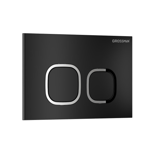Клавиша смыва механическая Grossman Cosmo 700.K31.02.210.210 цвет черный - фото 2
