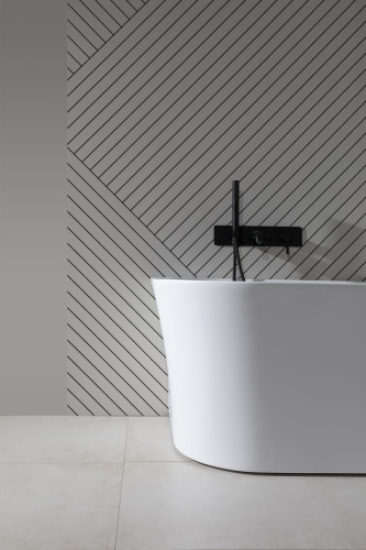 Ванна акриловая Allen Brau Priority 2.31004.21B 170х78 пристенная асимметричная - фото 3