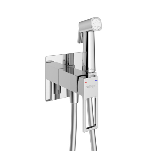 Гигенический душ со смесителем BelBagno LUCE LUC-HGN-CRM хром - фото 2