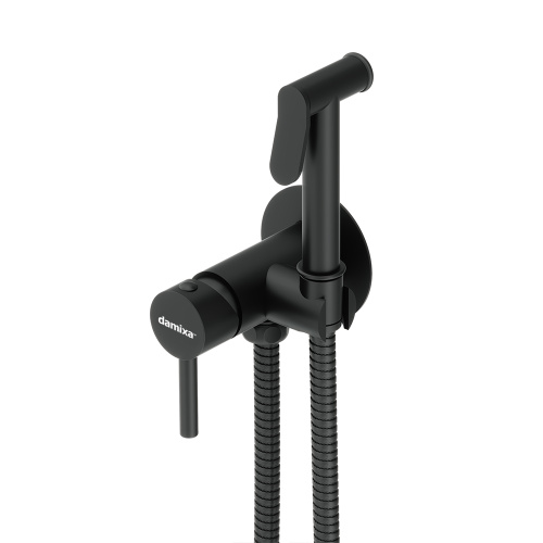 Гигиенический душ со смесителем Damixa Option 217000000 черный - фото 3