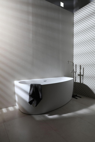 Ванна акриловая Allen Brau Priority 2.31005.20B 160х78 пристенная асимметричная с ножками - фото 2