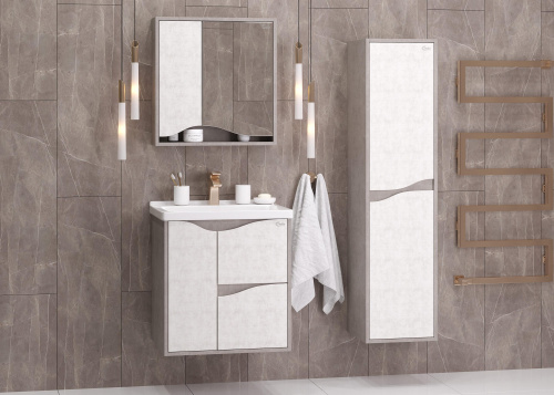 Шкаф-пенал Onika Брендон 403565 35х33х142 подвесной - фото 5