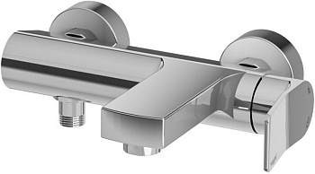 Смеситель для ванны с душем Paffoni Tilt TI022CR настенный хром