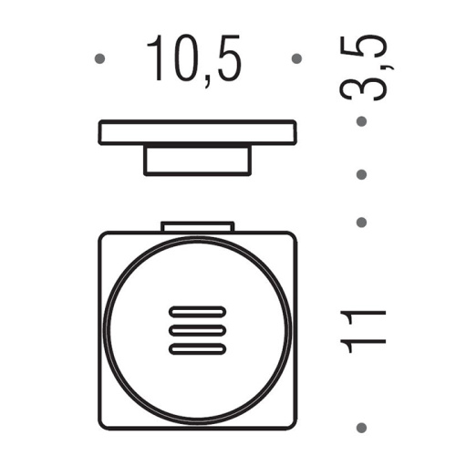 Мыльница Colombo MiniQ B5001.NM-RNE - фото 2