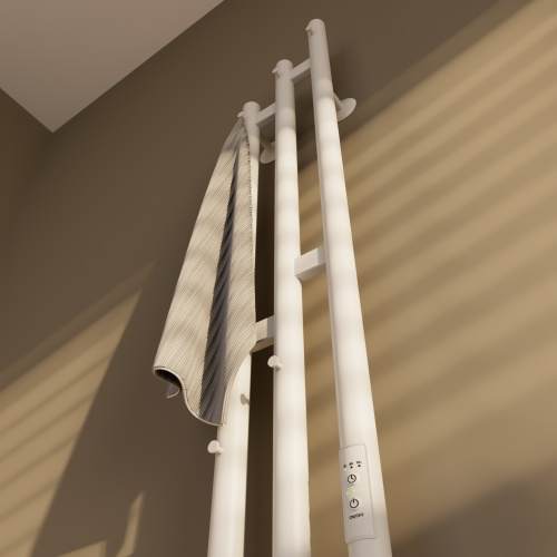 Полотенцесушитель Altasan Бриз Бриз12017БМ подвесной 17х121 электрический белый матовый - фото 5