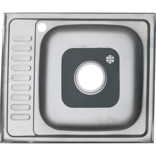 Кухонная мойка Melana 178t L (*10) 60х50 цвет хром поверхность глянцевая - фото 3
