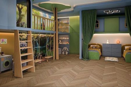 Кварцвиниловая плитка Damy Floor CHEVRON LVT DF10-Ch-LVT Сен-Клу толщина 0.25 см 43 класс 600х127