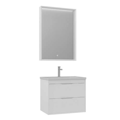 Тумба с раковиной Orka Clay 5004379 65х50х52 цвет белый матовый - фото 2