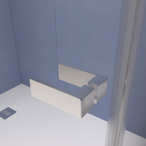 Душевой уголок RGW Stilvoll 353204008-11 100х80 стекло прозрачное профиль хром глянцевый без поддона - фото 4