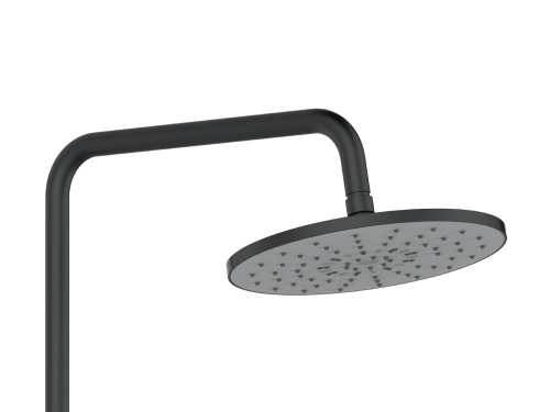 Душевая стойка Agger Thermo A2461144 настенная цвет черный с термостатом - фото 5