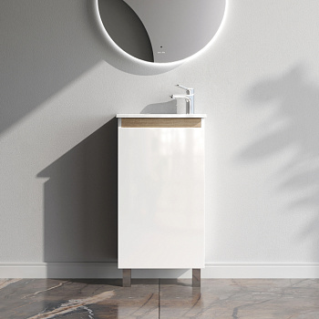 Тумба под раковину Am.Pm X-Joy M85AFSX0451WG 43х25х81 напольная цвет белый