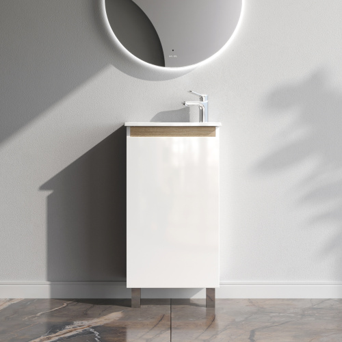 Тумба под раковину Am.Pm X-Joy M85AFSX0451WG 43х25х81 напольная цвет белый