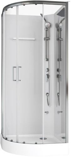 Душевая кабина Aquanet Passion 2.0 00263868 90х90 четверть круга без крыши ориентация универсальная - фото 3