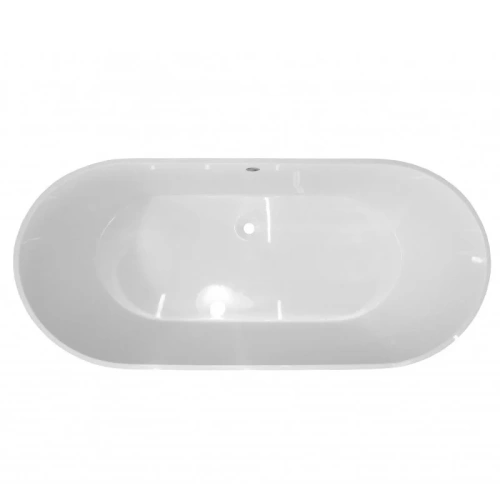 Ванна из литьевго мрамора Taliente Nemi NE15075 150х75 отдельностоящая овальная без каркаса - фото 3