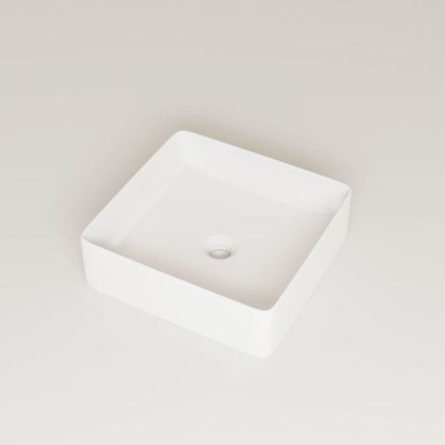 Раковина из сантехнического фарфора IDDIS Slide SLIWM01i27 36х36 накладная цвет белый без отверстий под смеситель - фото 4