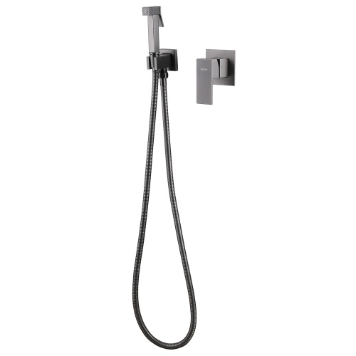 Гигиенический душ со смесителем ABBER Daheim AF8225NG никель - фото 2