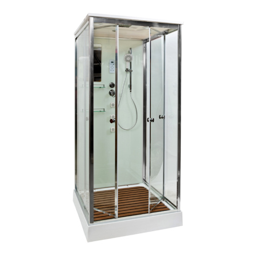 Душевая кабина AvaCan V1015 100х100 квадратная с крышей ориентация универсальная - фото 2