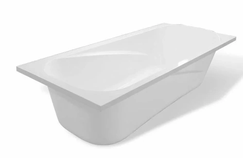 Ванна из литьевго мрамора Taliente Bolseno Matt BL18080Matt 180х80 пристенная прямоугольная без каркаса - фото 2