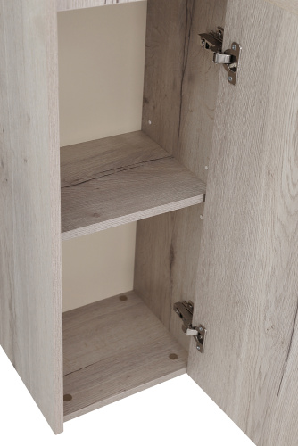 Шкаф-пенал BelBagno Kraft KRAFT-1600-2A-SC-RGB-R 33х30х160 подвесной цвет коричневый - фото 5