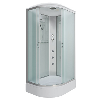 Душевая кабина Niagara Classic 339844RG 90х80 асимметричная с крышей ориентация правая