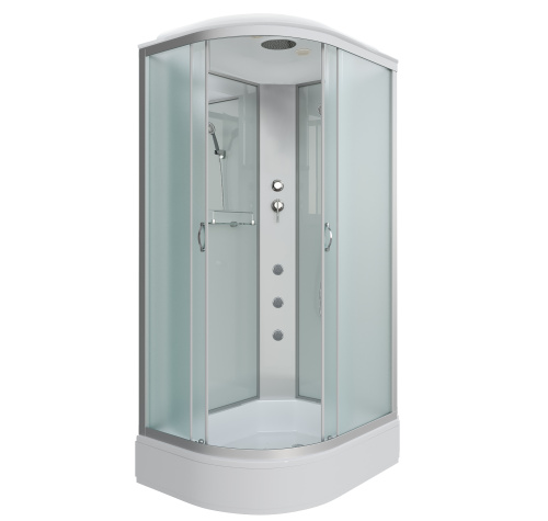 Душевая кабина Niagara Classic 339844RG 90х80 асимметричная с крышей ориентация правая