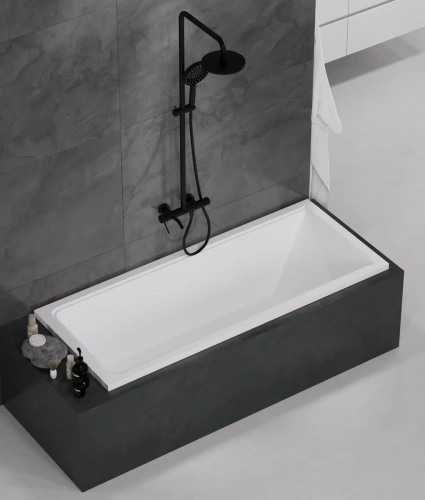 Ванна акриловая Alba Spa GAMMA ВПР0220200100 150х70 пристенная прямоугольная без ножек - фото 3