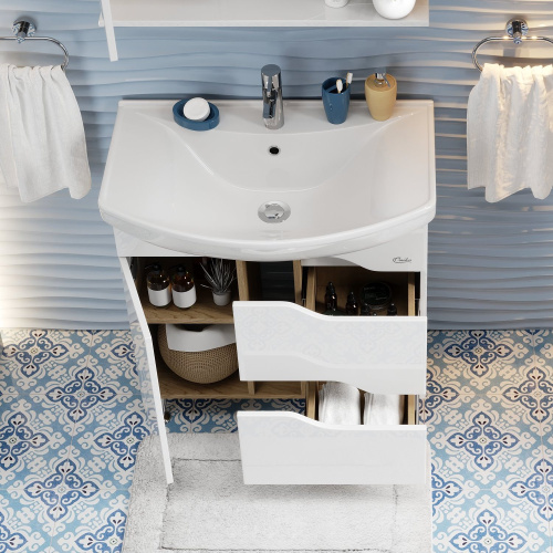 Тумба под раковину Onika Веронэлла 107514 73х33х68 напольная - фото 5