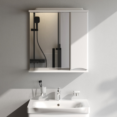 Зеркало-шкаф Am.Pm Like M80MPR0651WG 65х15х78 подвесной цвет белый - фото 3